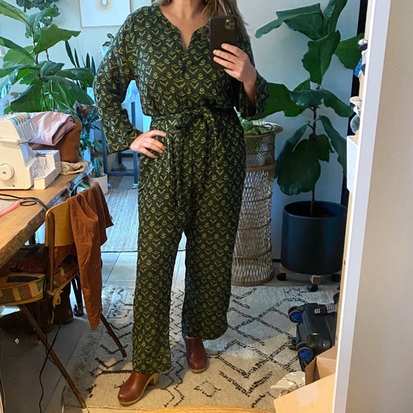 Ace & Jig Jacob Jumpsuit in Fern - Picture 6 of 6